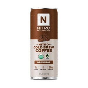 NITRO BEVERAGE CO Organic Nitro Cold Brew Coffee, 12 FZ