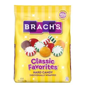 Brach's Classic Favorites Hard Candy - 400 Pieces, 5 Pound Bulk Bag | Easter Gift Basket Candy| Easter Egg Filler
