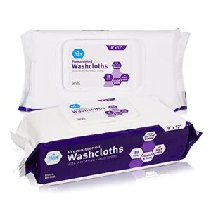 Medpride Disposable Premoistened Washcloths - Adult Cloth Wipes For Sensitive Skin- 8” x 12” Extra Soft Incontinence Wipes