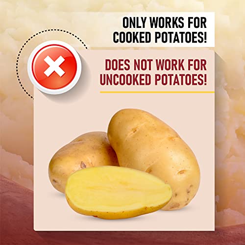 Cook Army Potato Ricer Stainless Steel Professional – 15 Oz Ricer Kitchen Tool With 3 Interchangeable Discs & Non Slip Handle – Mashed Potatoes Ricer & 3 in 1 Veggie Potato Peeler Knife Gadget - Image 6