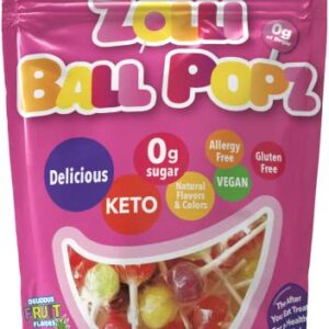 Zollipops The Clean Teeth Pops, Anti Cavity Lollipops, Ball Popz, 5.2 oz (Packaging May Vary)