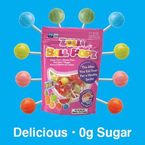 Zollipops The Clean Teeth Pops, Anti Cavity Lollipops, Ball Popz, 5.2 oz (Packaging May Vary) - Image 3