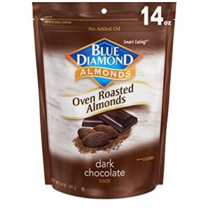 Blue Diamond Almonds, Oven Roasted Cocoa Dusted Almonds, 14 Ounce