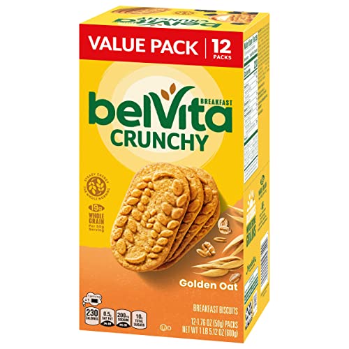 belVita Golden Oat Breakfast Biscuits, Value Pack, 12 Packs (4 Biscuits Per Pack) - Image 8