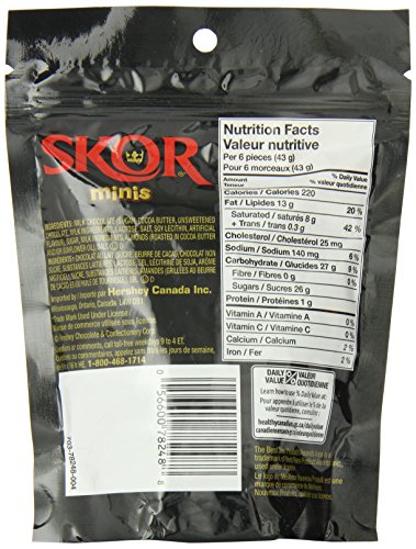 SKOR Chocolate Candy Bars with Buttered Toffee, Minis, 191 Gram - Image 5