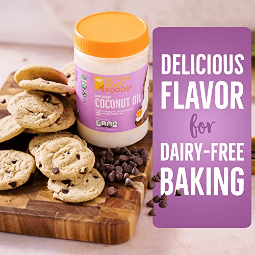 BetterBody Foods Organic Virgin Coconut Oil — Cold-Pressed and Unrefined Coconut Oil, Medium Temperature Cooking Oil, Great Alternative To Butter, Light Coconut Flavor and Aroma, 56 Ounce - Image 8