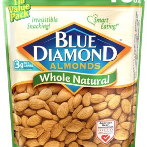 Blue Diamond Almonds Whole Natural, 16 oz.